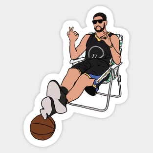 Klay Thompson Chillin' Sticker